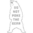 thumbnail image 3 of CafePress - Do Not Poke The Bear Pajamas - Men's Light Loose Fit Cotton Pajama Set, 3 of 7