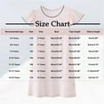 thumbnail image 2 of Cethrio Kids Girls Cotton Nightgowns, Short Sleeve Crewneck Summer Soft Girls Sleep Dresses Pink Size 14-16, 2 of 2