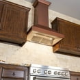 thumbnail image 2 of ZLine 8667C36 Designer Series Copper Finish Wall Range Hood, 2 of 5