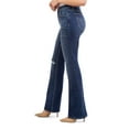 thumbnail image 3 of Jordache Women's High Rise Flare Jeans, Available in 27", 30", 32" Inseams, 3 of 3