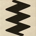 thumbnail image 1 of Ahgly Company Tapis d'Intérieur Lavable en Machine Carré Transitionnel Vanille Or, 8 Pieds Carré, 1 of 7