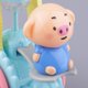 thumbnail image 5 of Juguete divertido con pilas del coche del cerdo que de las con el arte de la música ligera Zulema Juguete de luz eléctrica para niños, 5 of 8