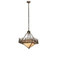 thumbnail image 2 of Meyda 236054 19 in. Square Pine Lake Inverted Ceiling Pendant Fixtures, 2 of 7