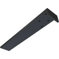 thumbnail image 6 of Ekena Millwork 2 1/2"W x 16"D x 1 1/2"H Hidden Floating Steel Heavy Duty Bracket w/ Flange, Powder Coated Black, 6 of 10