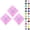 Light pink*3, variant on Cotton Bandana for Men & Women Paisley Pattern Handkerchief Headband Scarf