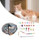 thumbnail image 5 of Juego De Túneles Plegables ANGGREK Para Gatos Juguetes De Túnel Bolas De Felpa Juguete De Plumas, 5 of 7