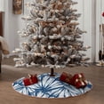 thumbnail image 6 of Kll Blue Shells Christmas Tree Skirt 48",Party Decorations Farmhouse For Christmas Decorations Holiday Party, 6 of 8