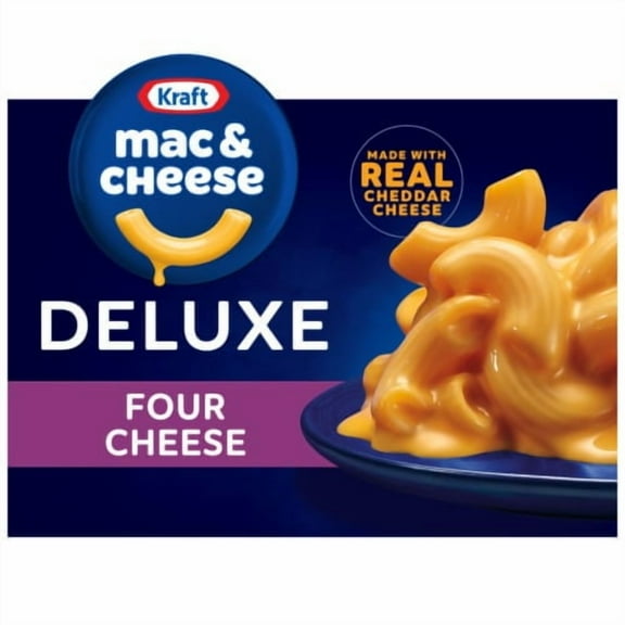 Pack of 2 - Kraft Deluxe Four Cheese Mac N Cheese Macaroni and Cheese Dinner 14 oz