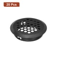 thumbnail image 3 of 35mm Circular Soffit Vent, 20 Pack Stainless Steel Round Air Vents, Black, 3 of 5