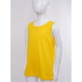 thumbnail image 5 of Eandarui Kids Boys Girls Sleeveless Sport Vest Gym Workout Tank Tops Basketball Jersey Running Yellow M, 5 of 6