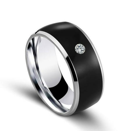 "Happyline" Smart Ring Wear Fashion Jewelry Rings New technology Magic Finger Wireless NFC Ring For Android Windows Phones-size 10