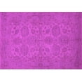 thumbnail image 1 of Ahgly Company Indoor Rectangle Oriental Pink Traditional Area Rugs, 7' x 9', 1 of 4