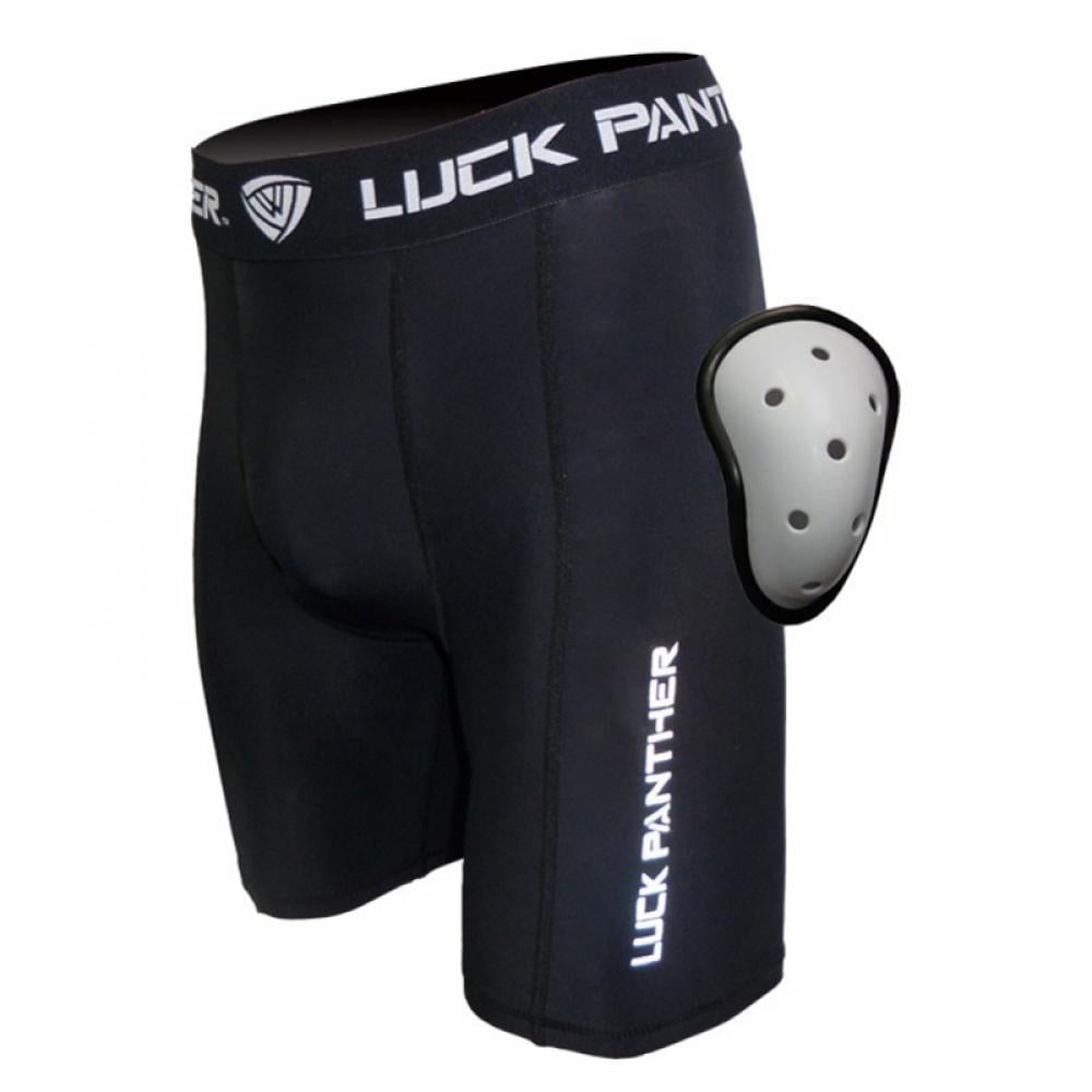 Adult Compression Short with Protective Cup for Baseball, Hockey