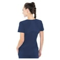 thumbnail image 3 of MED COUTURE Women Racerback Shirttail Top, Color: Navy, Size: 3XL (8579-NAVY-3XL), 3 of 5