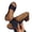 Navy, variant on Tbopshirt Summer Slides for Women with Arch Support Open Toe Beach Casual Solid Color High Heels Slippers Sandals