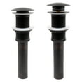 thumbnail image 2 of Novatto PUD-ORB Solid Brass Bathroom Vessel Sink Pop-Up Drain, Oil-Rubbed Bronze, 2 of 10