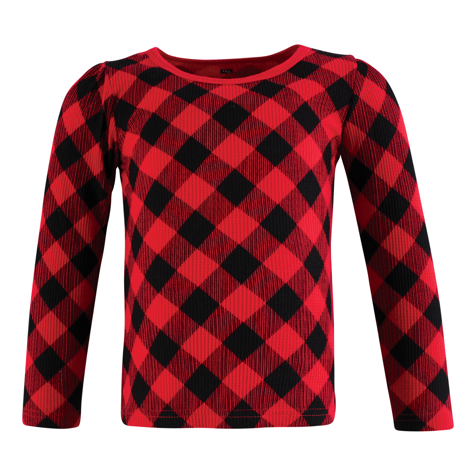Hudson Baby Unisex Baby Thermal Long Sleeve Tees 5pk, Buffalo Plaid Leopard, 2T