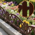 thumbnail image 5 of White Plastic Garden Fence, 60cm Picket Fence Edging for Lawns Flowerbeds, 5 of 5