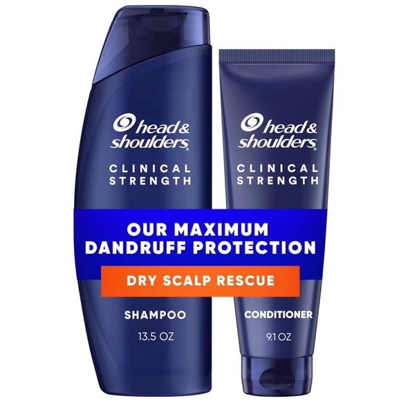 Kit Champu y Acondicionador Head and Shoulders Clinical Strength Dry Scalp Rescue Miel de Manuka 2 Unidades