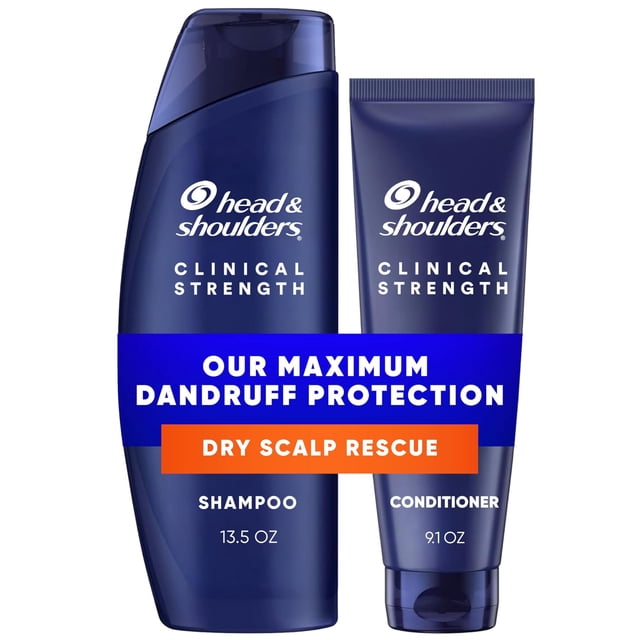 Kit Champu y Acondicionador Head and Shoulders Clinical Strength Dry Scalp Rescue Miel de Manuka 2 Unidades