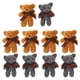 thumbnail image 1 of FELTECHELECTR 10 piezas de suministros para envolver ramos de flores, muñecos de peluche de oso de dibujos animados (color aleatorio), 1 of 6