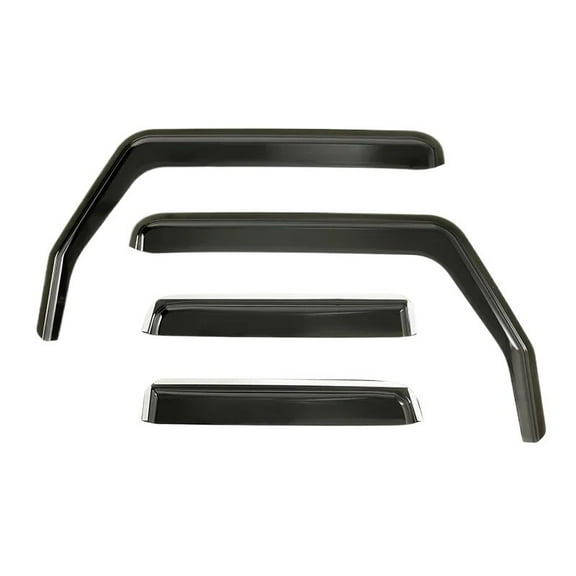Car Accessories Door Window Awnings For Jeep Wrangler JK 2007-2018, JL 2018-2020 4-door Wind Rain Shade Visor Guard