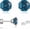 Silver-04, variant on Zircon Flat Back Screw Hypoallergenic Surgical Steel Stud Earrings
