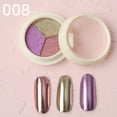 thumbnail image 1 of Fiudx Ofertas De La Semana Polvo De Espejo Para Manicura, Polvo De Titanio, Polvo Sólido Tricolor, 1 of 3