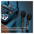 thumbnail image 3 of 4 Channel dj Mixer Console with Bluetooth Mixer UHF Wireless Microphone for Home Stage Studio, 3 of 5