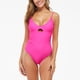 thumbnail image 4 of Trajes de baño para mujer, Trajes de baño para mujer Traje de baño de una pieza de color liso con cuello en V que cubre el vientre Traje de baño para mujer, 4 of 7