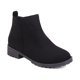 thumbnail image 4 of NECHOLOGY Zapatos Botines mujer Botas de vestir de cuero de estilo inglés de talla grande para otoño e invierno botas de cuero de tubo medio a la moda zapatos informales diarios (Black 6.50), 4 of 6
