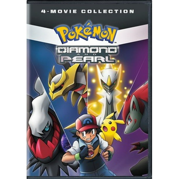 Pokemon Diamond Pearl 4 Movie Collection Dvd Walmart Com Walmart Com