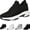 Black, variant on Hidden Height Increase Sneakers, 4 Inch Elevator Shoes with Breathable Mesh Upper for Men & Women
