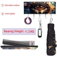 thumbnail image 5 of PhooArto Key Holder for Wall Decorative with 5 Key Hooks, Tribal Wolf Galaxy Moon Holders Wall Mount Organizer with Mail Key Rack, Self Adhesive, 5 of 7