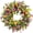 B, variant on CoreLiving Spring Wreaths for Front Door, Easter Decorations with Pastel Eggs Artificial Flowers and Eucalyptus Leaves for Outside Wall Window Decor, 18 Inch