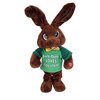 Chocolate Easter Bunny "I Feel Good" by Chantilly Lane- Green Shirt