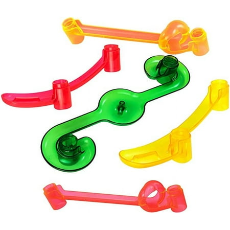 Marble Genius Waterslides & Roller Coasters Marble Run Accessory Set (5 pcs.): Your Ultimate Marble Track Race Set and Maze, Experience Thrilling Adventures & Heart-Pumping Marble Roller Coaster Rides