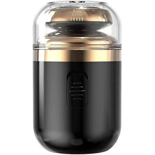 Mini Rasoir Électrique de Voyage compatible Hommes Rasoir Rotatif Rechargeable Lavable Format de Poche Rasoir de Rasage Portable Rasage de Près Tondeuse à Barbe Humide et Sèche Rotatif _Perfect Gift