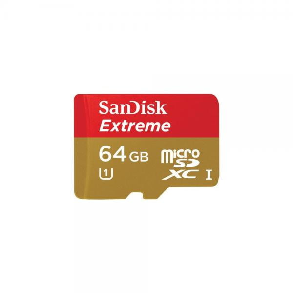 Sandisk 64gb Extreme Microsdxc Uhs I Card Sdsdqxl 064g A46a Walmart Com Walmart Com