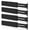 Black, variant on 4 Pack Bamboo Drawer Dividers, Adjustable Length from 12 Inch to 17 Inch, Expandable Kitchen Drawer Organizer, Drawer Organization Separators for Clothes, Kitchen, Bedroom, Dresser, Office (Black)