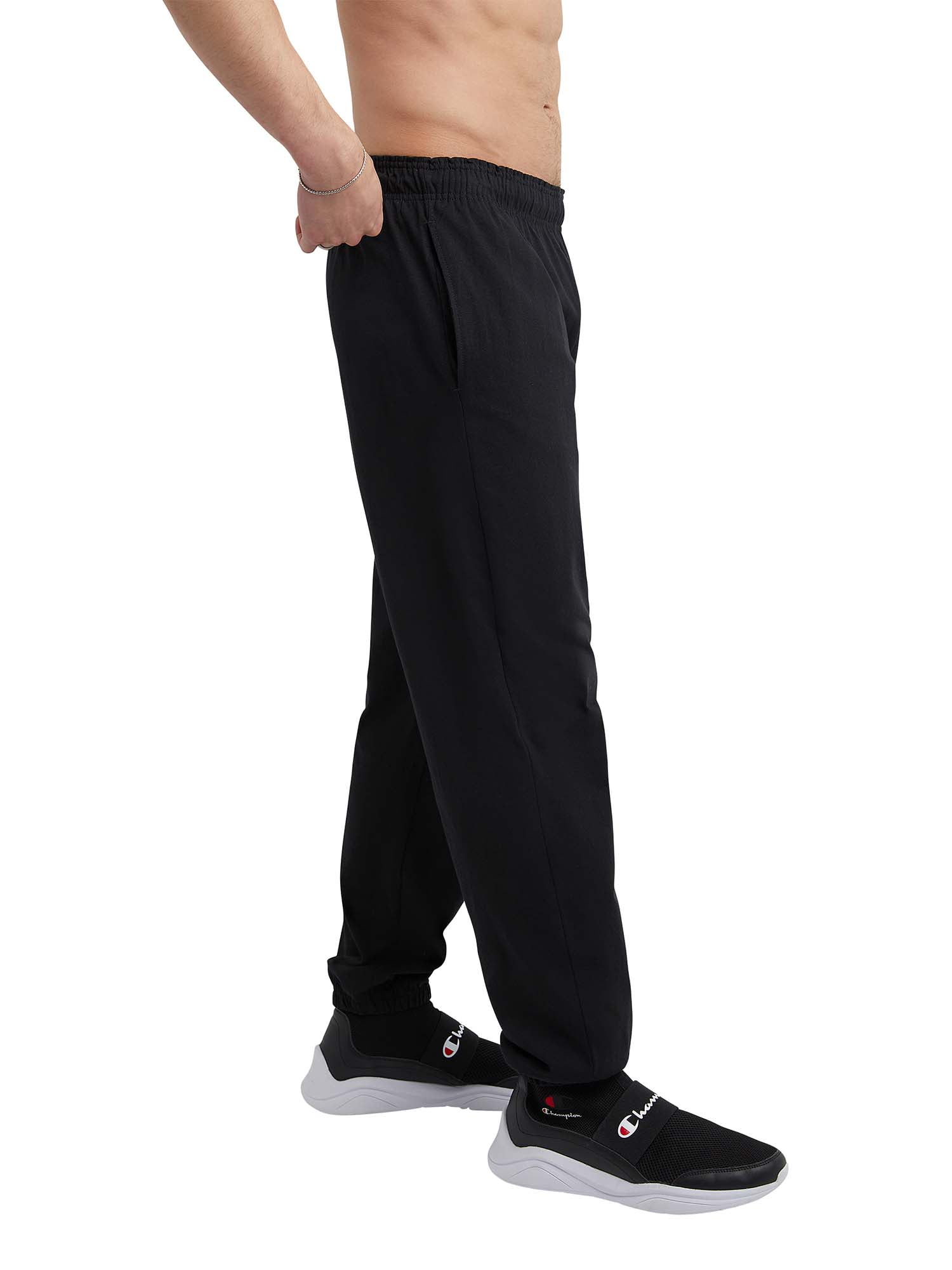 Champion Men's and Big Men's Closed Bottom Jersey Pants Champion Men's and Big Men's Closed Bottom Jersey Pants
