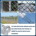 thumbnail image 5 of Topboutique Fence Fork T-Post Clips 50 Pcs Wire Fence Clips Galvanized Steel Fence Clips T-Post Fencing Clips Portable Fast Installation Ties for T-Posts/U-Posts, 5 of 7