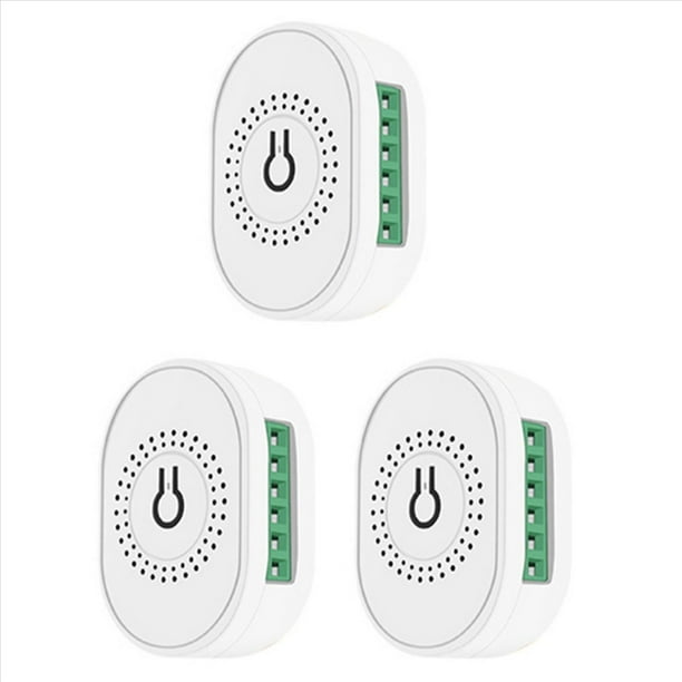 3X Tuya Smart WiFi Fan Módulo de Interruptor de Ventilador de Techo Controlador de Interruptor de Voz de Reinicio de Modo Dual para Home