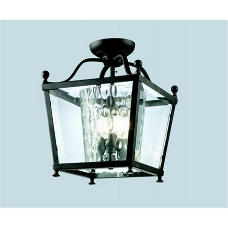 

Z-Lite Ashbury 3-Light Semi Flush Mount Bronze