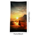 thumbnail image 3 of dinapents 75x150cm XL Microfiber Beach Towel - Lightweight Compact Sand-Resistant Square Print for Travel & Outdoor Activities, 3 of 3