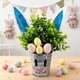 thumbnail image 4 of Centro de mesa con plantas artificiales en maceta para Pascua, arreglo de plantas artificiales en maceta, falsas para mesa de boda estilo, 4 of 7