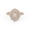 Rose Gold, variant on Double Halo Cluster Engagement Rings for Women, 1 Cttw Oval And Round Cut Lab Grown Diamond Ring In 10K Solid White Gold F-G, VS-SI Quality Ring Size-5