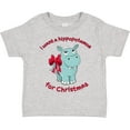 thumbnail image 3 of Inktastic I Want a Hippopotamus for Christmas Boys or Girls Toddler T-Shirt, 3 of 5