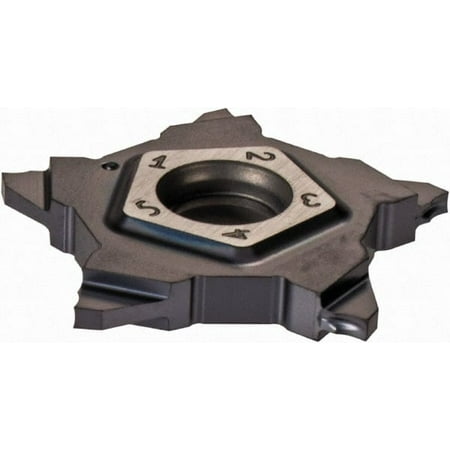 

Iscar 24N120PENTA Grade IC908 1.19mm Cutting Width Carbide Grooving Insert 2.01mm Max Depth of Cut Neutral TiN/TiAlN Finish