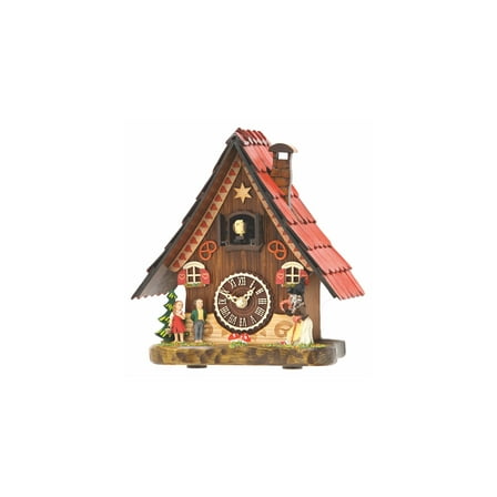 Quartz Table Cuckoo Clock Black forest house with music